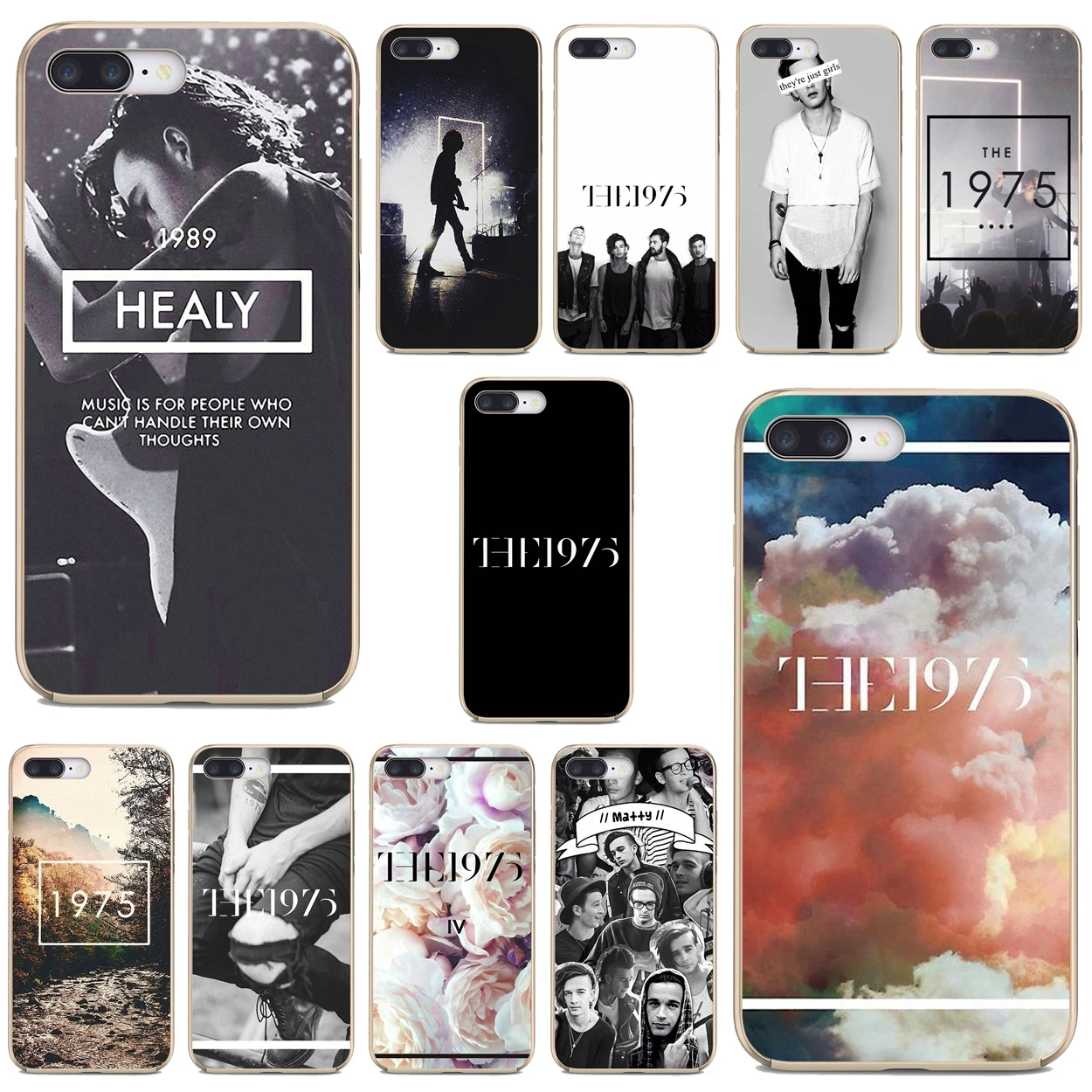 For Xiaomi Pocophone iPod Touch 6 5 F1 For Samsung Galaxy Grand Core Prime The-1975-Music-Tumblr-BRITISH-Band TPU Shell Covers