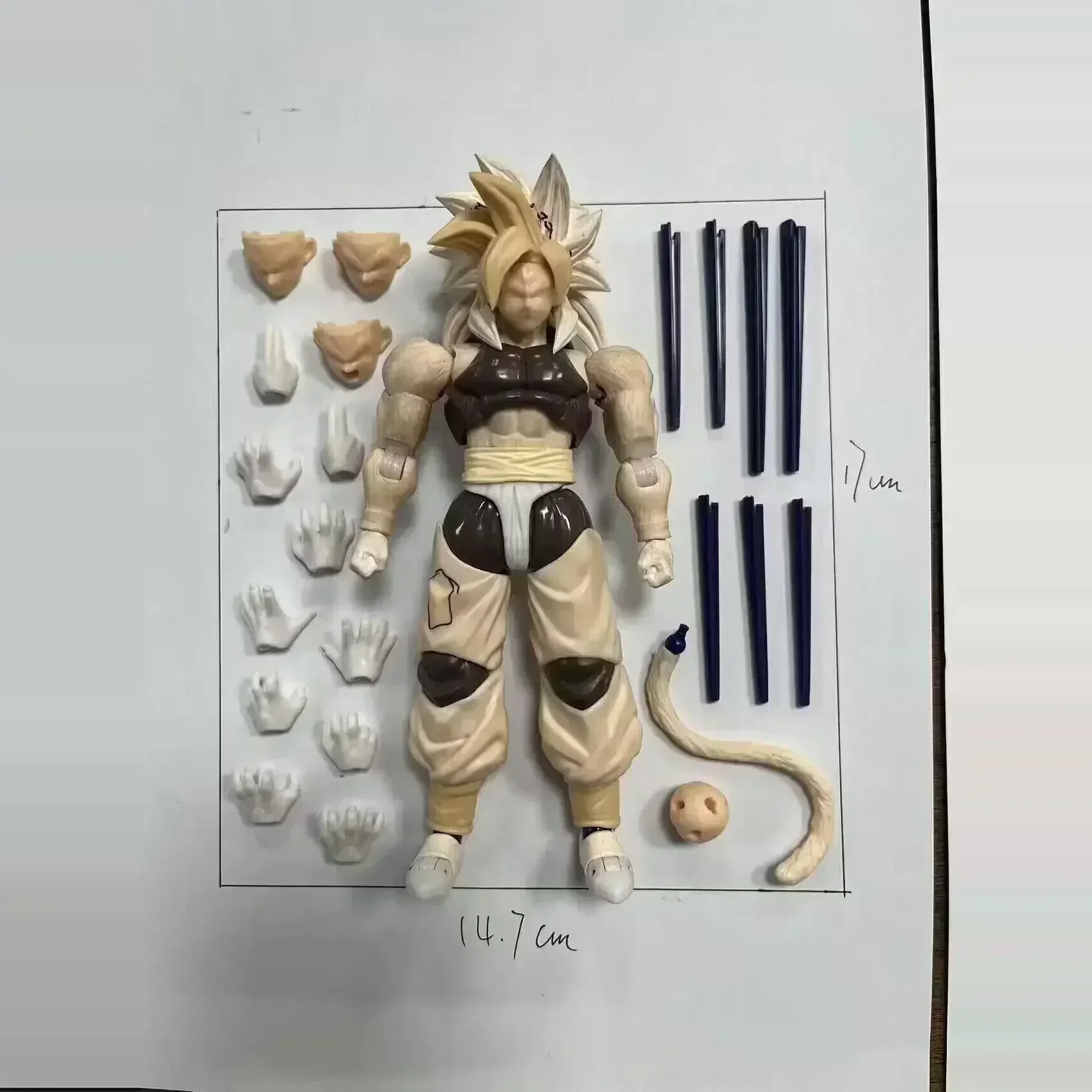 Demoniacal Fit Dragon Ball Z Фигурки SHF Super Saiyan 4 GT SSJ4 Untamed Power Son Goku Аниме Фигурка GK Модель