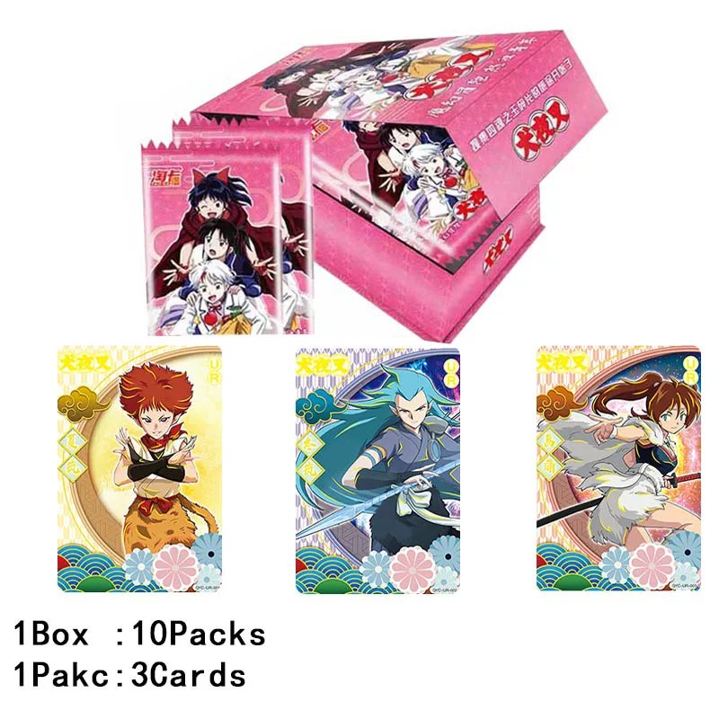 

12/24/48Box Wholesale Nuyasha Collection Booster Box Cards Rare PR Anime Table Playing Game Board Kids Adult Toys Christmas Gift