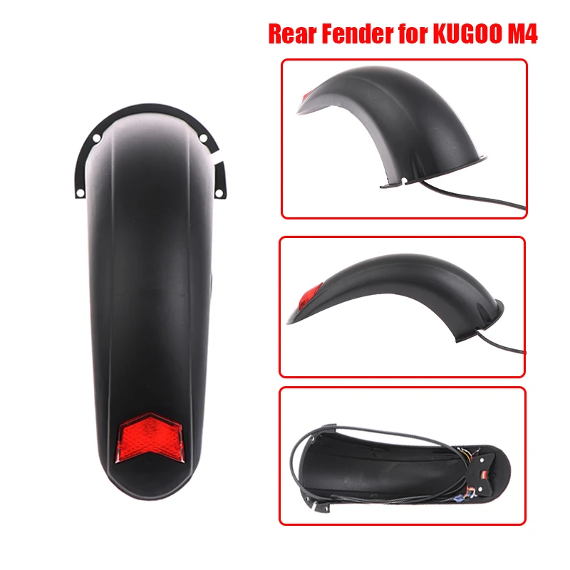 

Rear Brake Fender Assembly For KUGOO M4 Or 10 Inch Electric Scooter Fenders With Brake Light