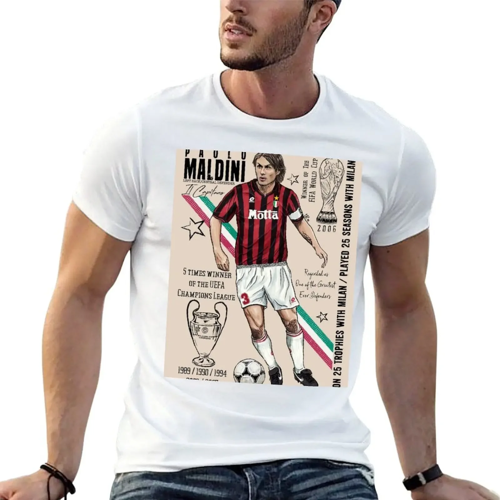 Мальдини. Футболка винтажная аниме рубашка хлопковые футболки с рисунком