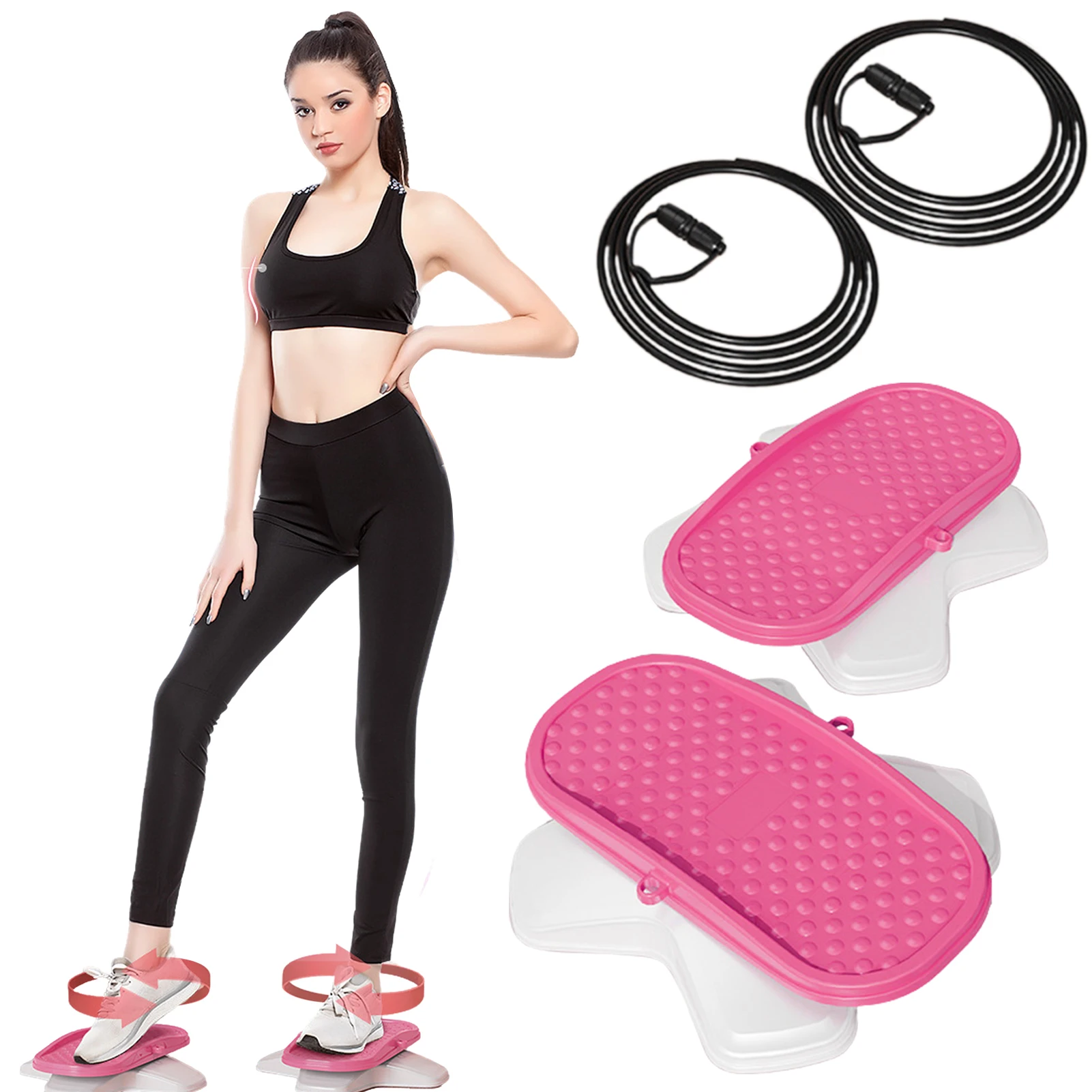 

1 Pair AB Twisters Board New Generation Of Waist Twisting Disc Twisting Steppers For Aerobic Exercise Weight Loss Full Body