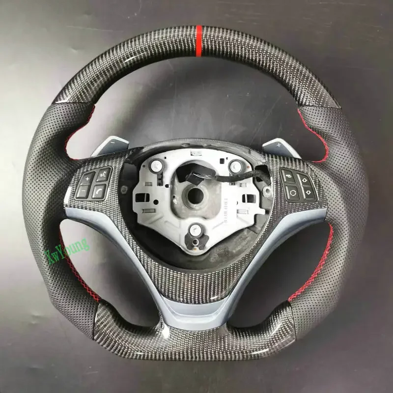 Для BMW E84 E83 E87 E88 E89 E90 E92 E93 (с отверстиями для переключения весла) 100% Настоящее