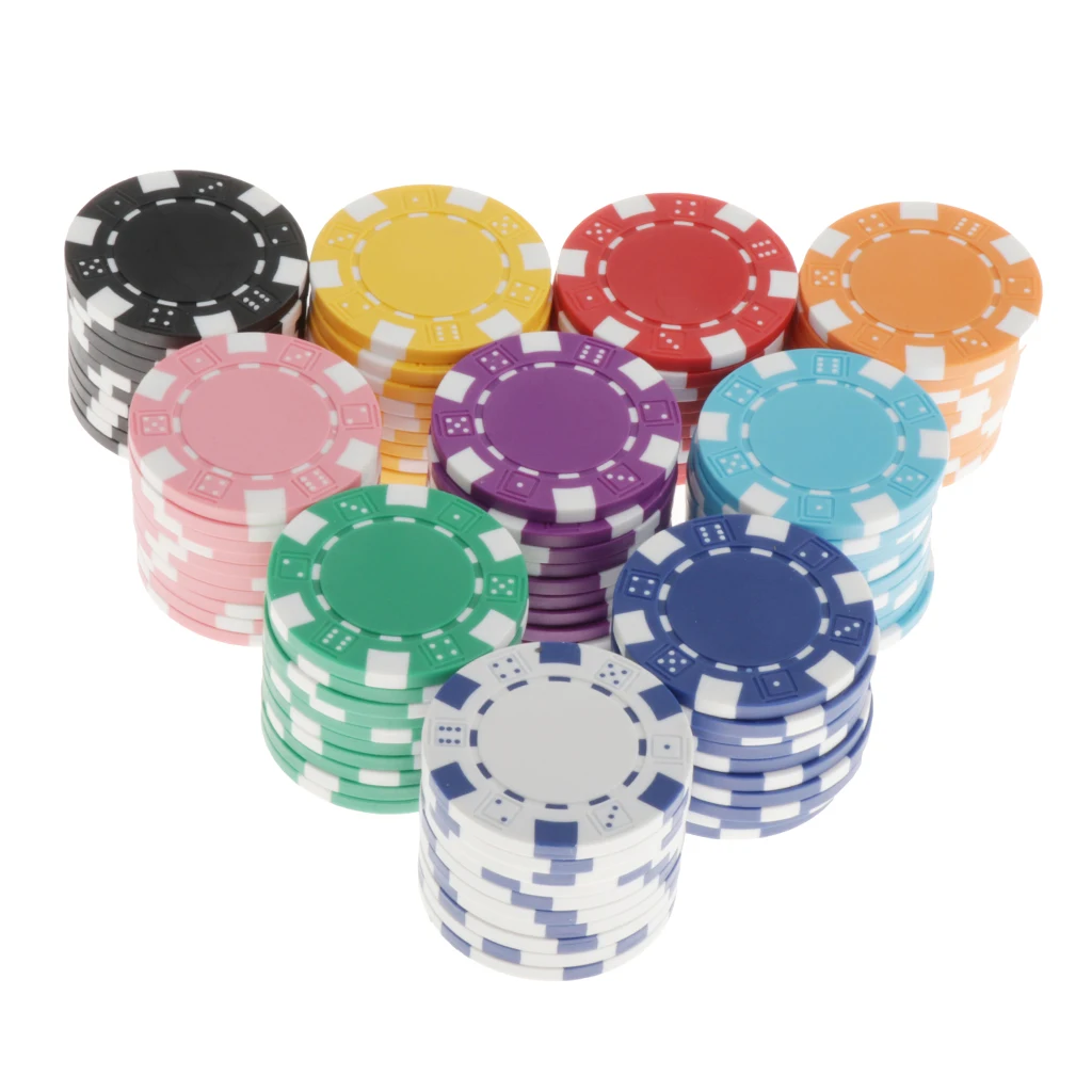 

Colorful Casino Set Composite Chips for Playing Cards - for Texas