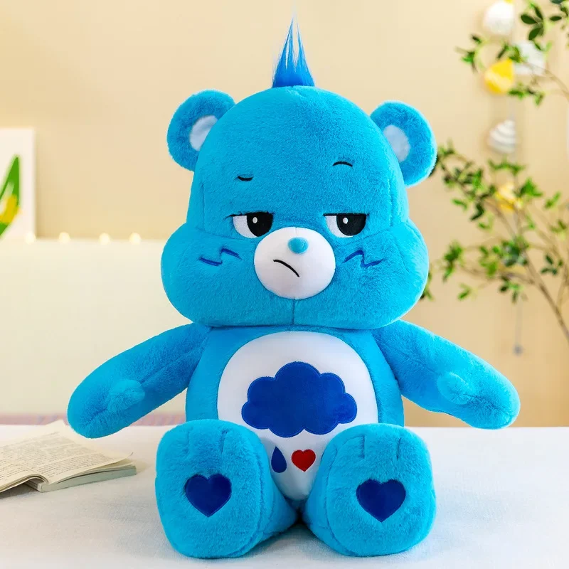 Фото MINISO Радужный медведь, плюшевые игрушки, милые медведи для ухода, плюшевые игрушки, мягкие куклы, домашний декор, плюшевый мишка, плюшевые подушки для сна, подарок другу №5