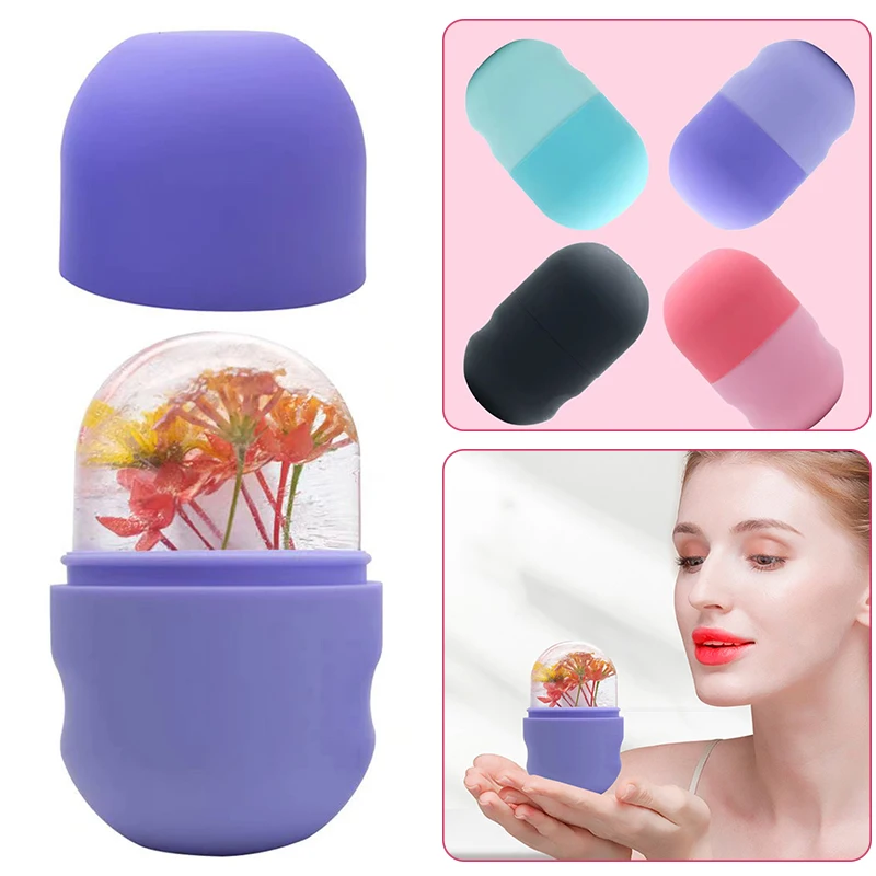 

Силиконовый ледяной шарик массажер для лица Контур лица инструмент замораживаемые мешки для глаз удаление тонких линий термоусадочный ухо...