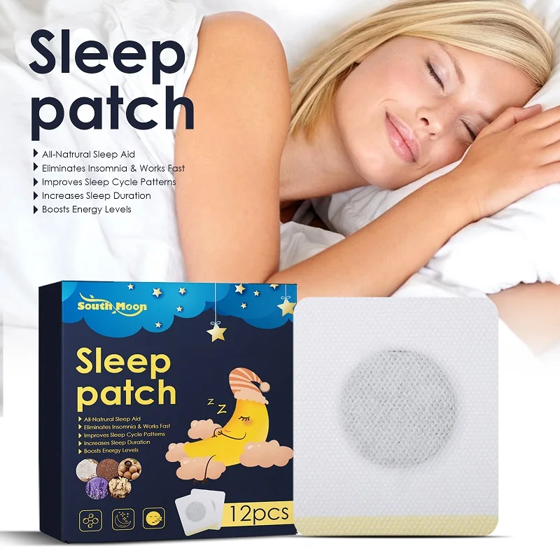 

12pcs/box Sleeping Patches Improve Insomnia Treatment Medical Plaster Anxiety Soothing Stickers Relax Herbal Medicines Body Care