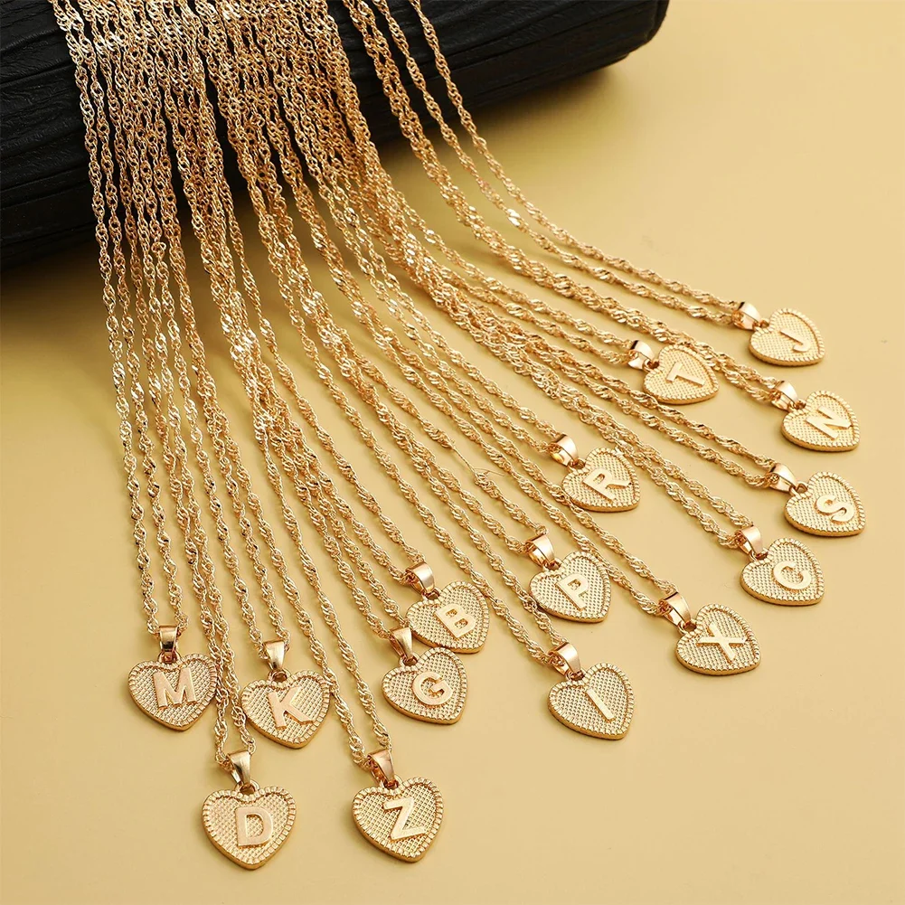 Модное женское ожерелье с надписью из сплава