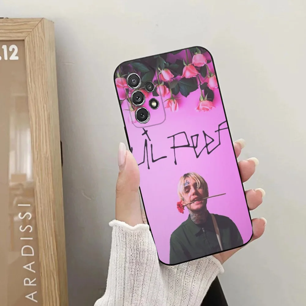 Чехол для телефона Samsung Galaxy A20 A21s A22 A31 A32 A52 A53 A72 73 A80 A91Soft L-Lil Peep crybaby Black Cover