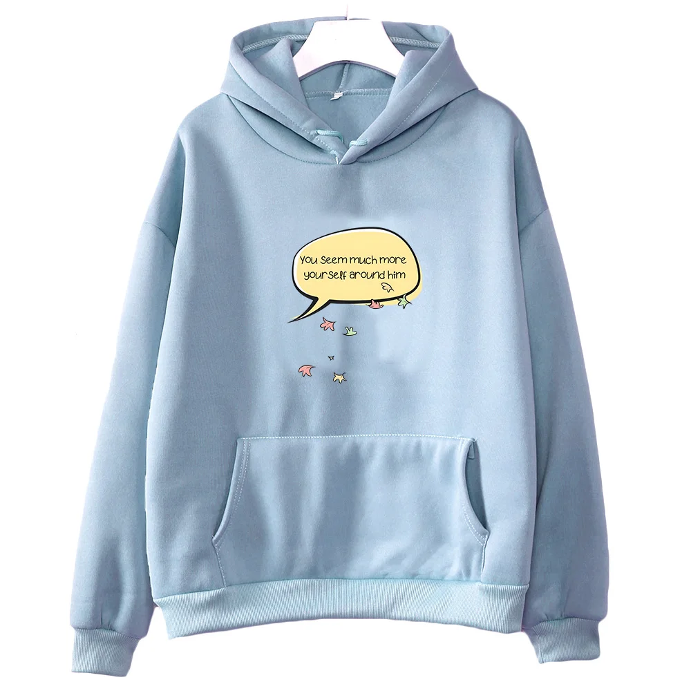 

Comedy Manga Heartstopper LGBT Hoody Women Letter Printed Sweatshirts Brand High Quality Autumn Warm Hoodies Loose Pullovers