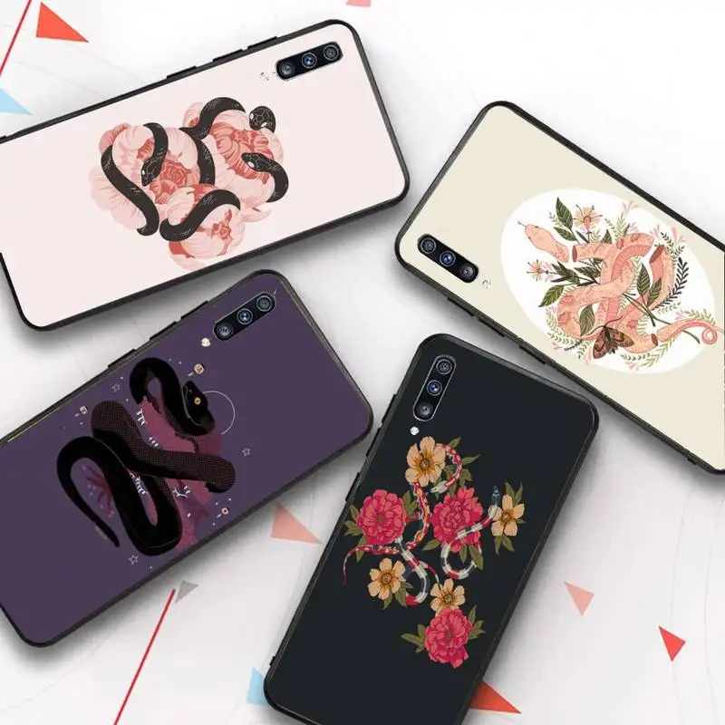 

The Snake and Fern Phone Case for Samsung Galaxy A 51 30s a71 Soft Silicone Cover for A21s A70 10 A30