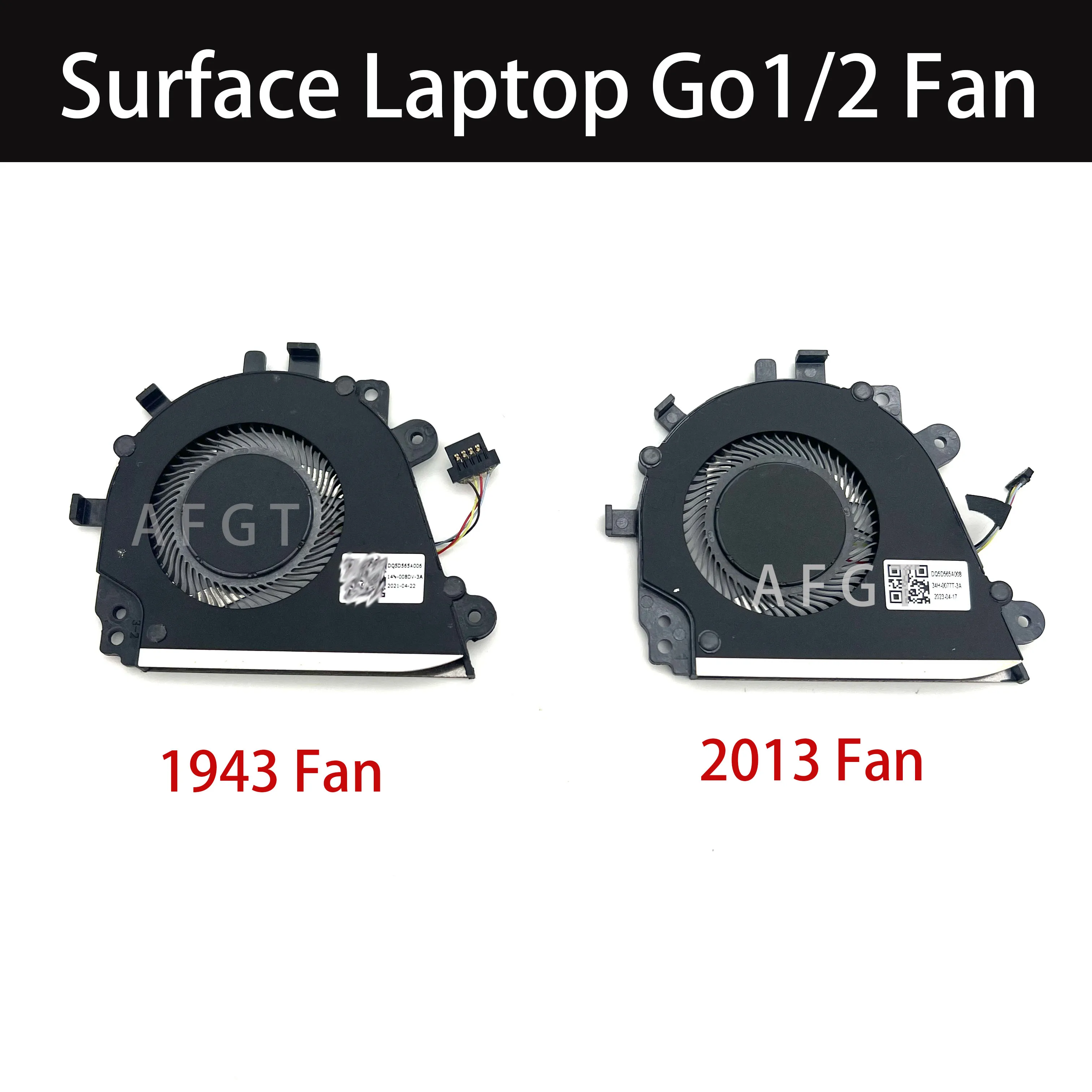 Фото Оригинальный вентилятор для ноутбука Microsoft Surface Go1/2 1943 2013, вентилятор для материнской платы, вентилятор процессора BN5504S5H-000P BN5804S5H-N00P №1