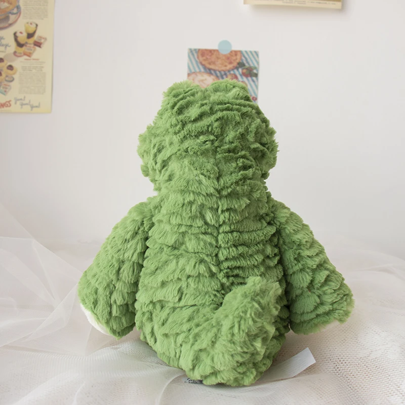 Симпатичная плюшевая игрушка Candice guo милая мультяшная зверушка зеленая крокодил