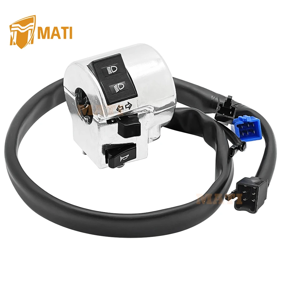 

MATI левый переключатель управления указателем поворота звуковой сигнал фара для Honda Shadow Spirit 750 VT750C2 2007-2014 35200-MFE-671