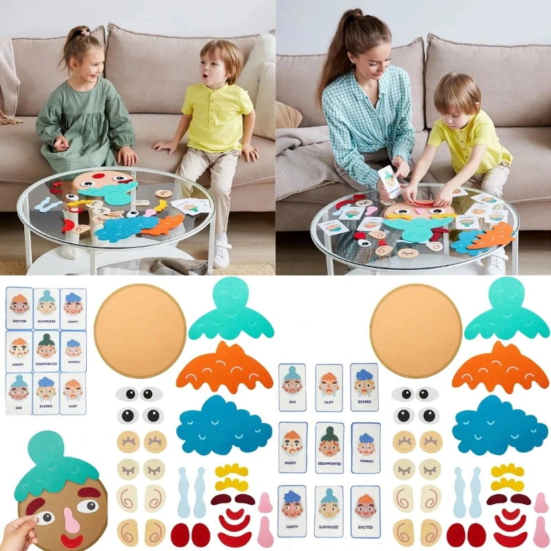 

Игрушка для дошкольного образования с выражением лица Монтессори, подходящая по цвету игрушка