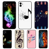 note music piano phone cases for iphone 13 pro max case 12 11 pro max 8 plus 7plus 6s xr x xs 6 mini se mobile cell