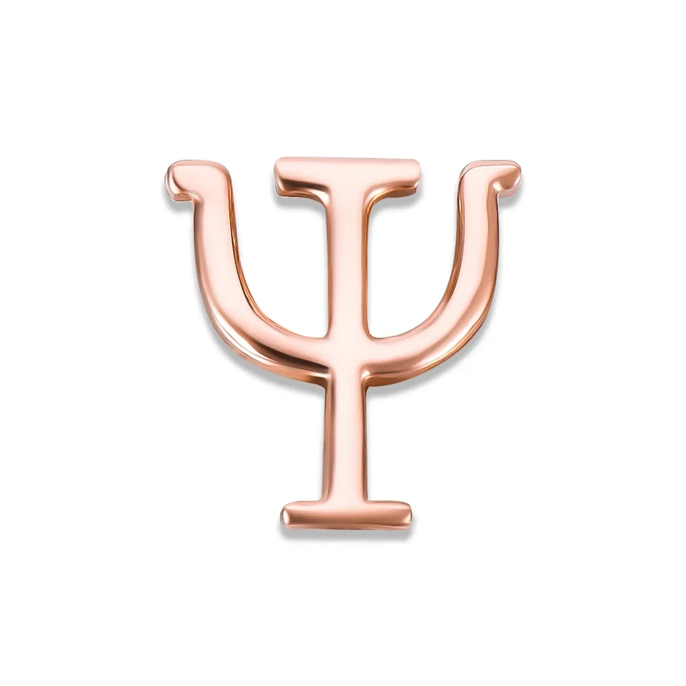 Мини-брошь с психологией Psi булавка медицинская брошь цвета розового золота