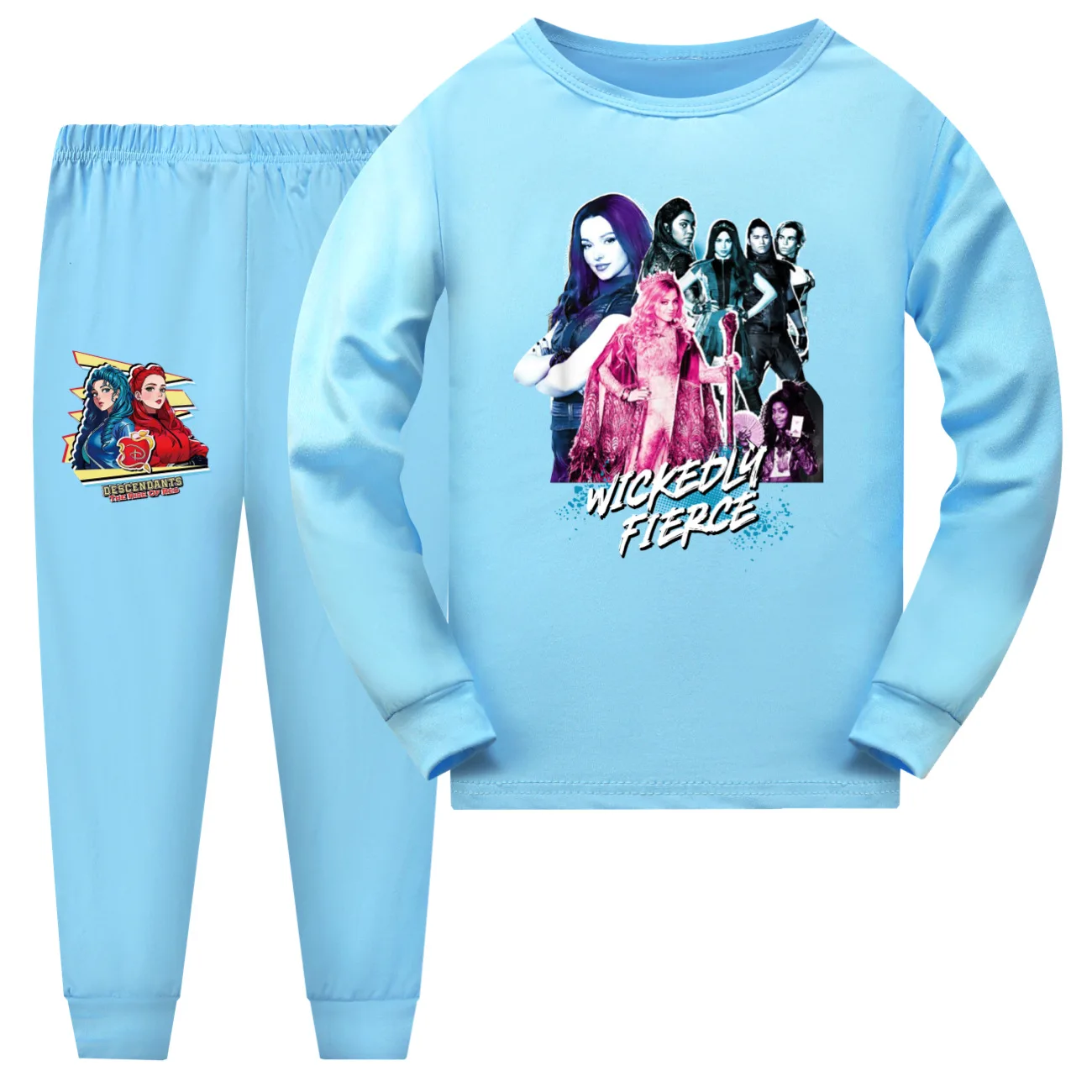 Новинка 4 предмета одежда для детей футболка с длинным рукавом и штаны комплект