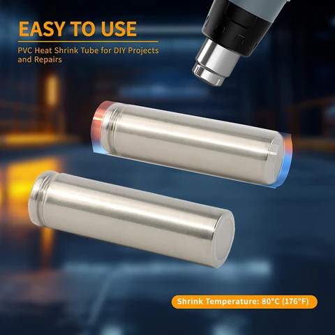 Термоусадочная трубка ПВХ прозрачная 7-155 мм