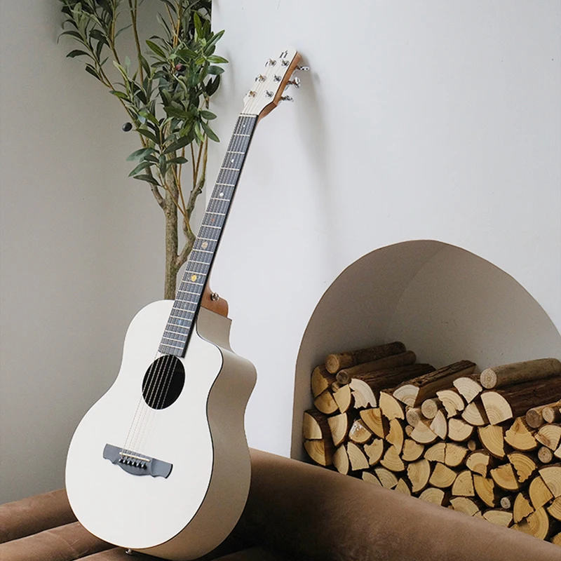 

Semi Hollow Wood Acoustic Guitar Pick Tuner 41 Inches Classical Relic Guitar Strap Part Bridge Guitarra Guitar Accessories