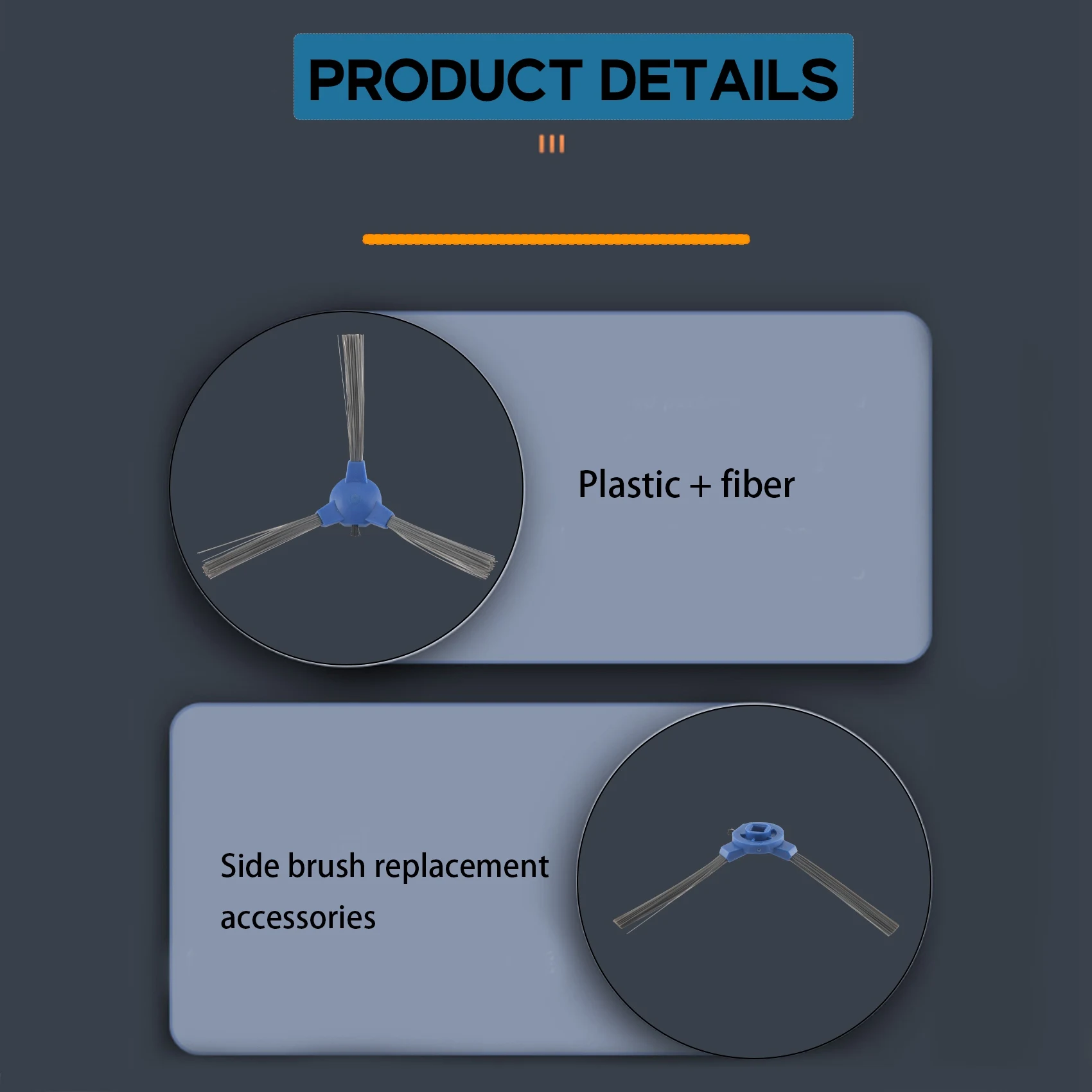 Набор сменных краевых щеток для робота-пылесоса Anker Eufy Robovac 11S 30 30C 15C 12 25C 35C 10 шт.