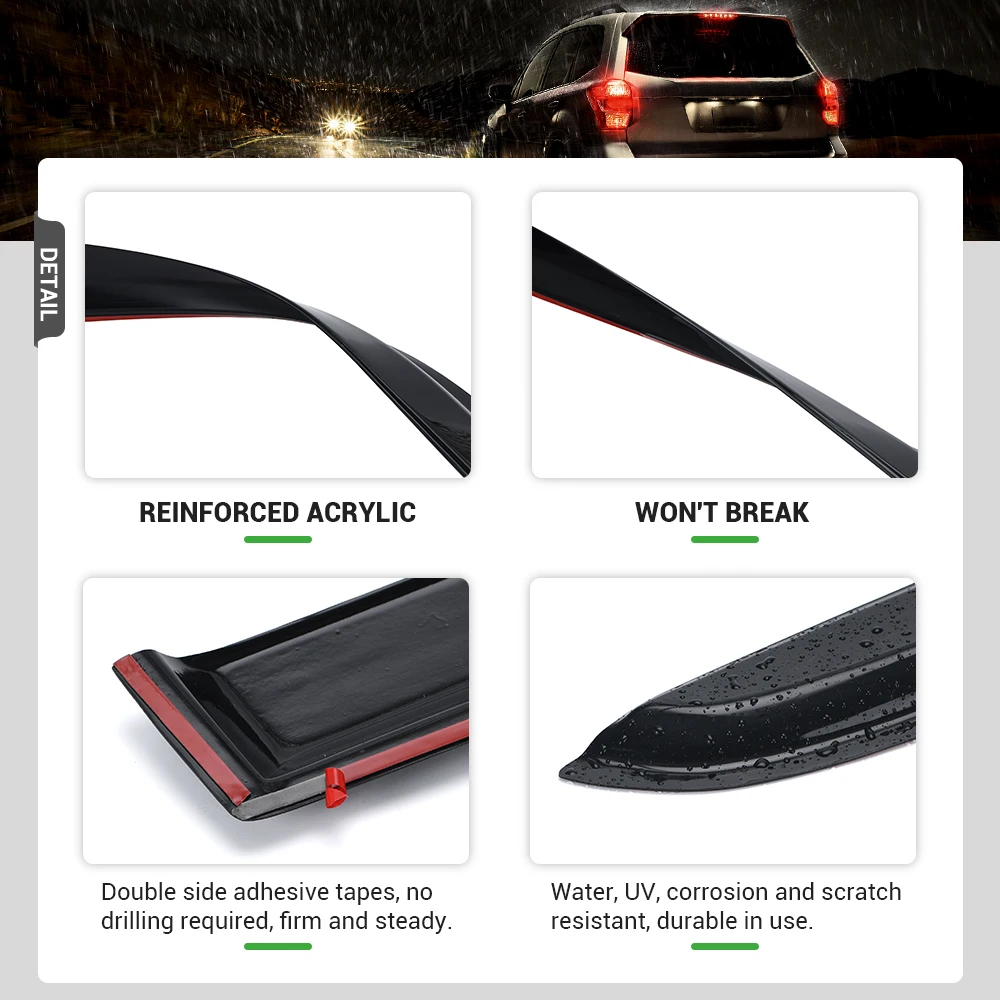 Козырек от дождя для автомобиля дефлектор солнца на вентиляционное отверстие