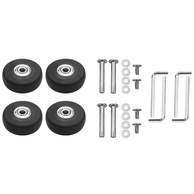 

OD 50Mm 40 Sets Of Luggage Suitcase Replacement Wheels Axles Deluxe Repair Tool