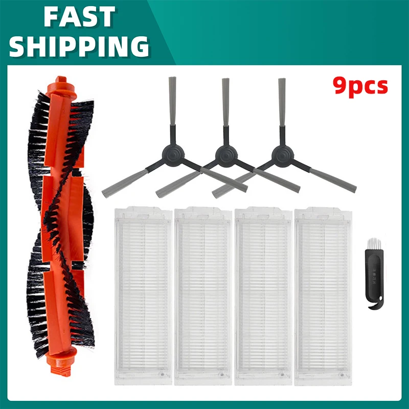 

Для робота-пылесоса Xiaomi Mi Pro Viomi V2 V2 Pro V3 V-RVCLM21B SE, фильтр НЕРА, основной ролик, боковая щетка, детали для сухой и влажной швабры