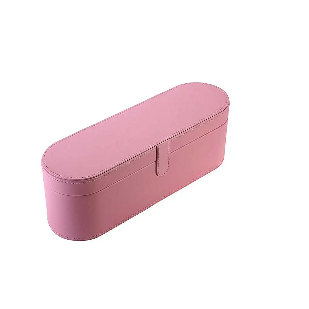 Stylish Oval Cute Large Capacity Organizing Box With Lid Red