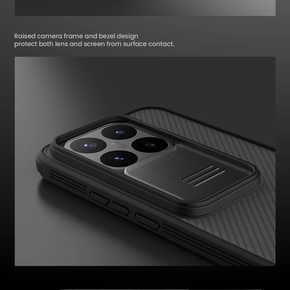Фото Чехол Nillkin CamShield Pro для Xiaomi 17T Pro / Mi 15T Pro с защитой камеры, противоударный, с защитой от отпечатков пальцев №3