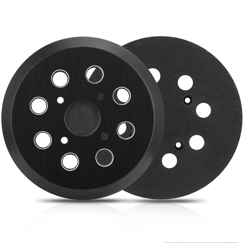 

2Pcs 5 In 8 Hole Hook And Loop Orbital Sanding Pad Kit For Ryobi RS290 RS280 P411 Model Track Sander