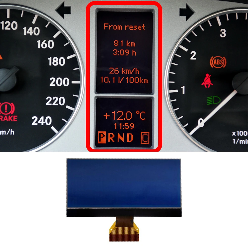 

High Quality Car Accessories LCD Display Instrument Cluster Direct Replacement For Mercedes A ∕ B 8 Volt Version