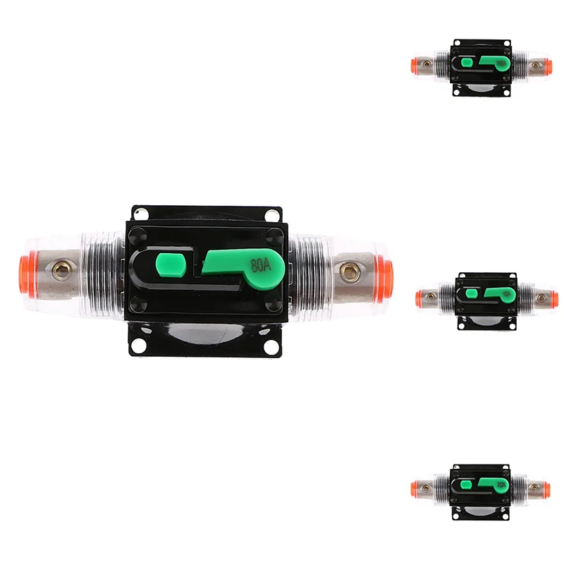 

In-Line Manual Reset Circuit Breaker Car Stereo Audio 12V/24V/32V