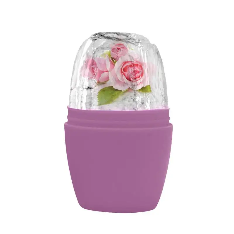 

Ролик для ледяного лица, массажная чашка для ледяного льда, силиконовый ролик для ледяного лица, форма для очистки и многоразового использования, портативный герметичный ролик для лица