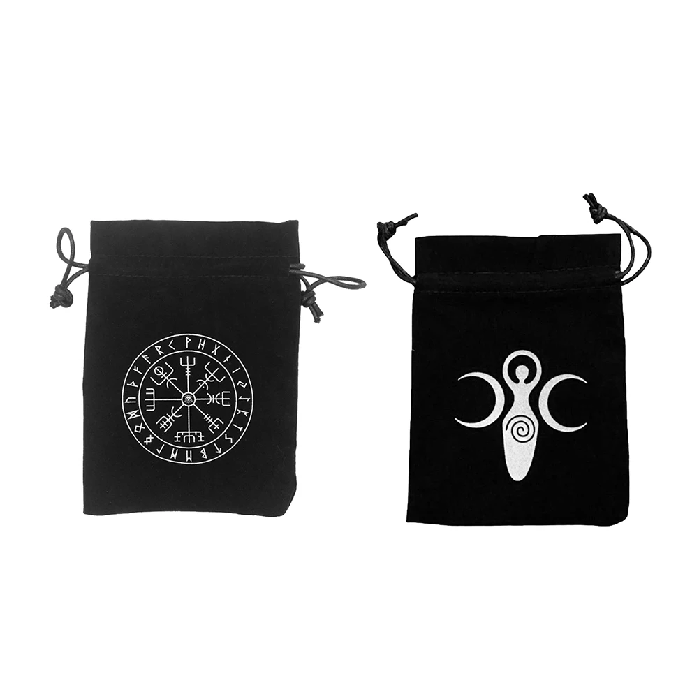 Бархатная сумка для хранения Таро с пентаграммой 1 шт. настольных игр карт