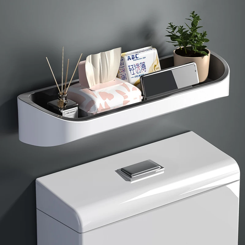 

Shelf Organization Lotions Bathroom Storage Kitchen Storage Organizer For Accessories Bathroom Toilet Wall-mounted Rack