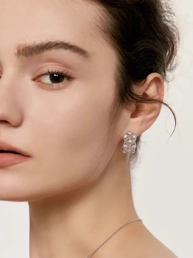 Квадратный пистолет рекомендуемые серьги Monet Garden женские со звездой такие же Sle