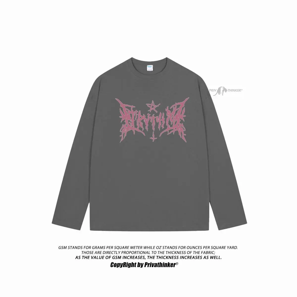 

Privathinker Street Hip Hop Style Graphic T-shirts Men Baggy Quality Cotton Tops Long Sleeve Harajuku Tshirts Unisex O-neck Tees