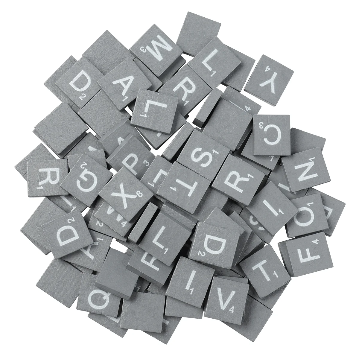 

100PCS 26 English Letters Natural Cubes for Toddlers