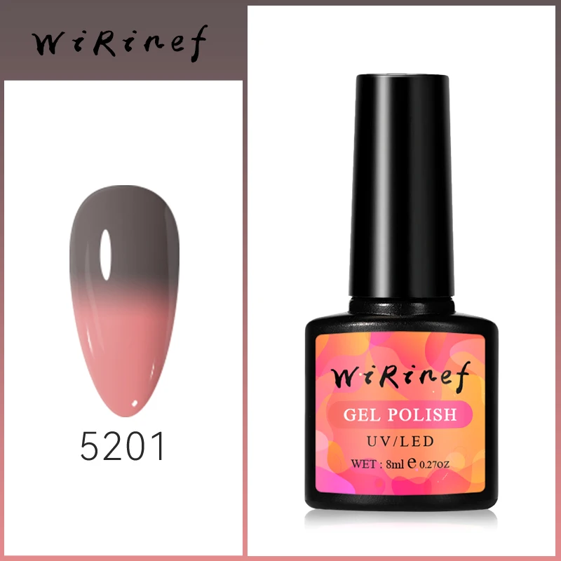

Гель-лак WiRinef для маникюра ногтей Рождественский Полупостоянный лак топовое покрытие отмачиваемый УФ светодиодный гель цветной Блестящий ...