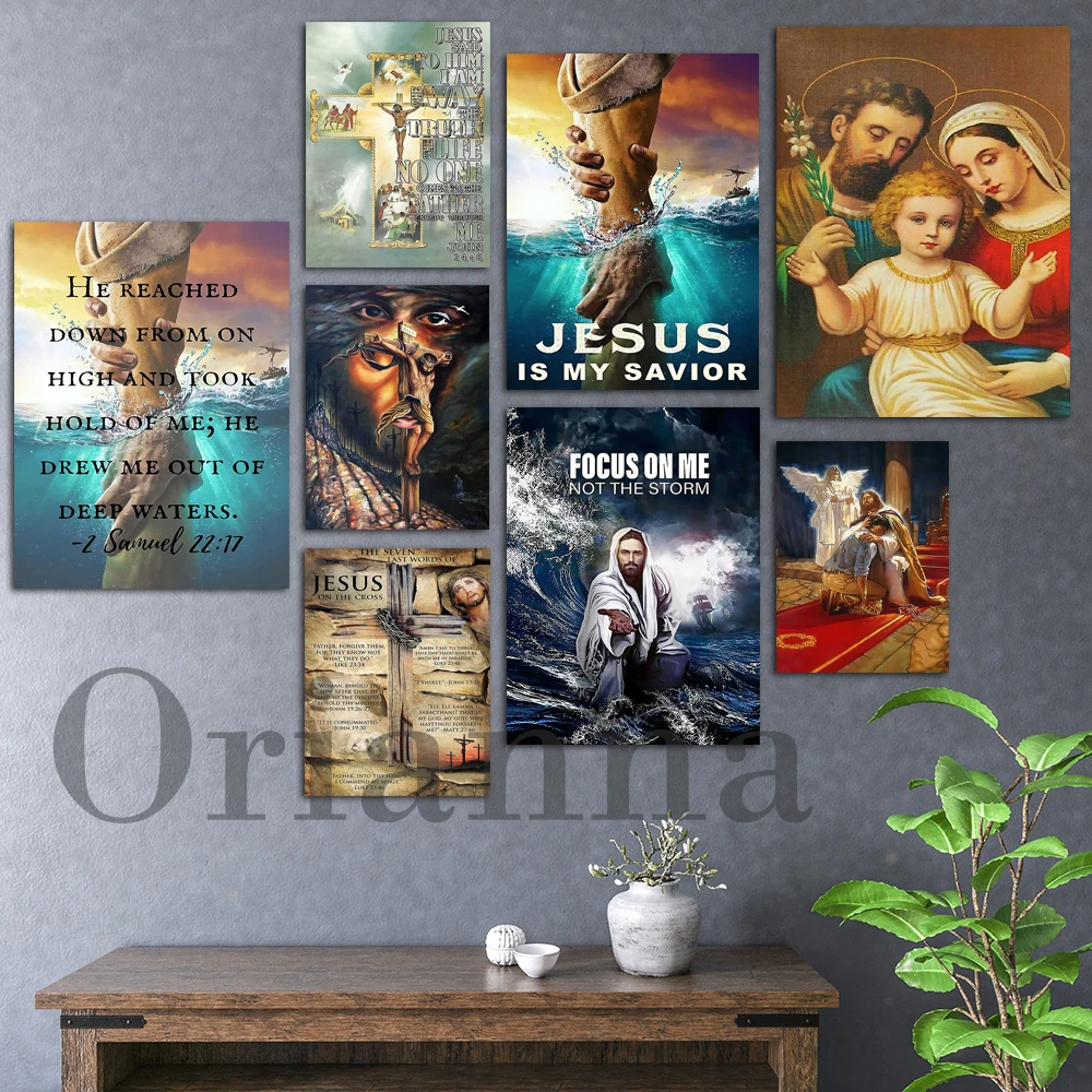 

Jesus Christan Poster Jesus On The Cross Print Give Me Your Hand Hand Of Jesus Christ Religious Wall Art Jesus Home Decor Gift