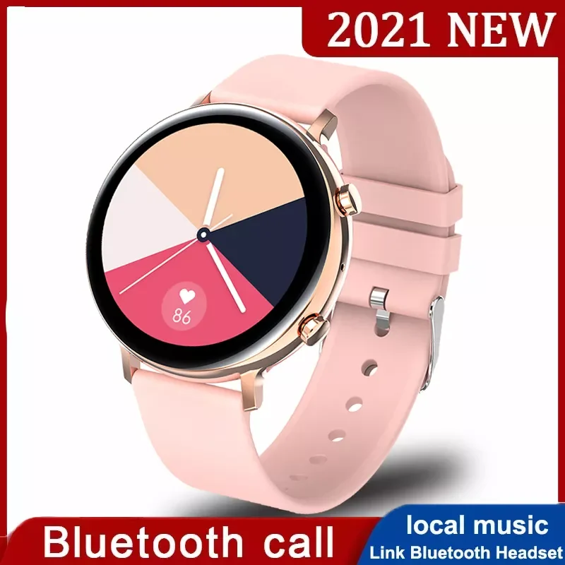 

Смарт-часы для мужчин и женщин, водонепроницаемые спортивные Смарт-часы с сенсорным экраном 2021 дюйма, поддержкой музыки, Bluetooth, звонков, для ...