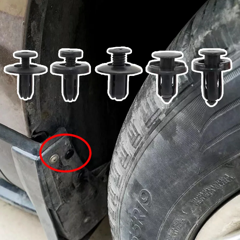 

Car Bumper Rivet Fastener Auto Fender Door Trim Panel Clips for Toyota Hilux Land Cruiser Rav4 Yaris Corolla Prius Camry