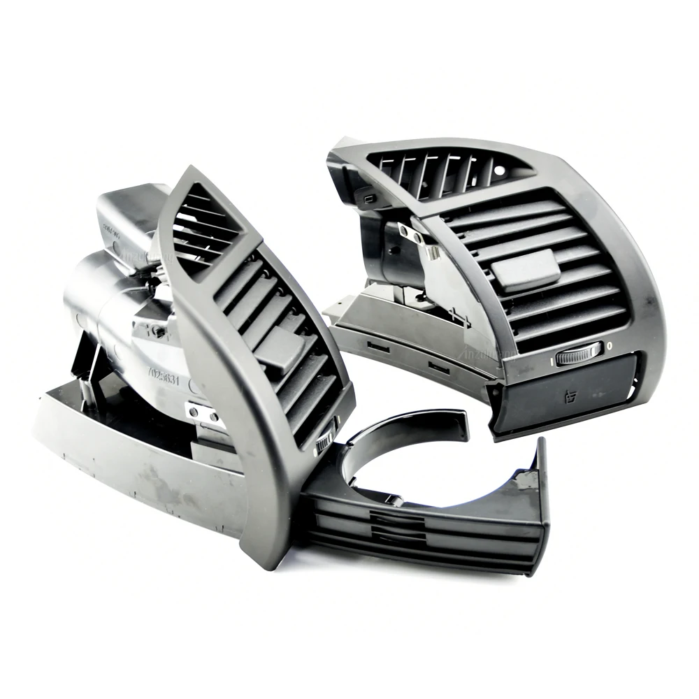 Фото Для BMW Z4 E85 E86 2002-2008 Передняя приборная панель Кондиционер Панель Вентиляционное отверстие Oulet Крышка решетки Рамка Накладка и комплект подстаканника для воды №5