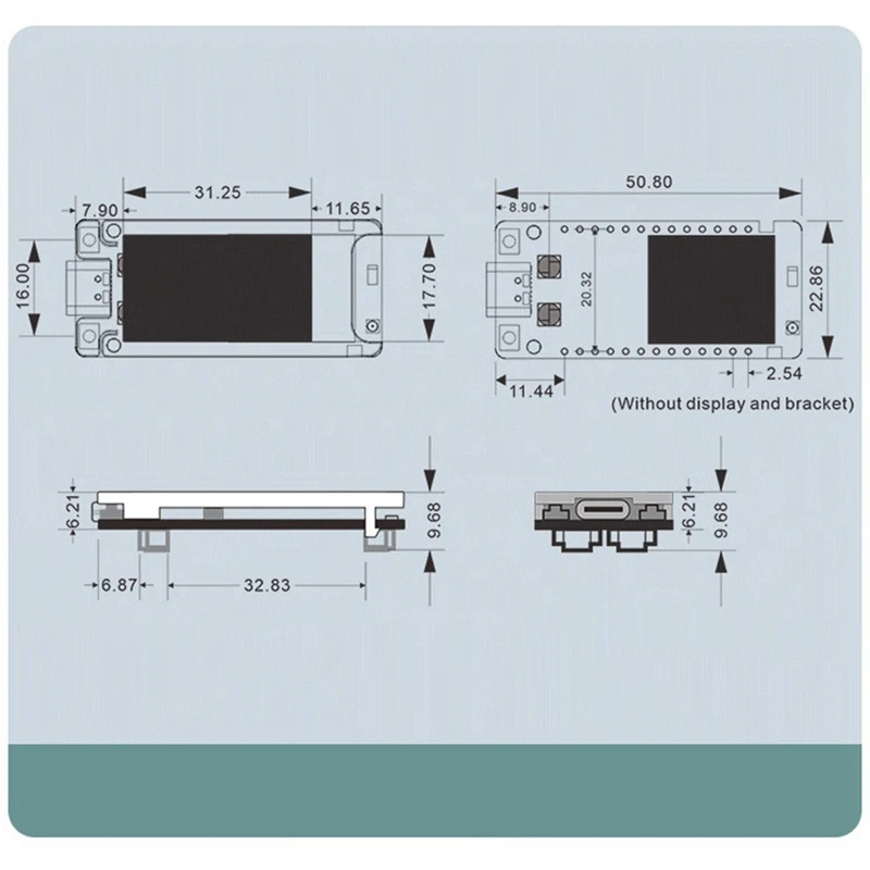 Node T114 Местластичный трекер Nordic NRF52840 SX1262 Lorawan для Arduino Устройство позиционирования