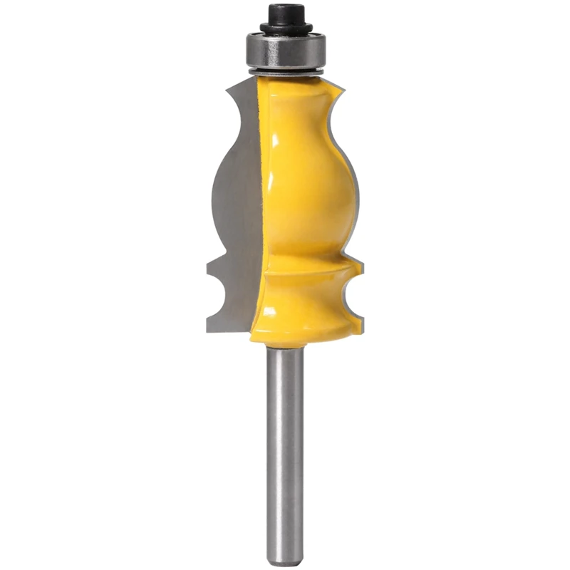 

6Mm Shank Architectural Cemented Carbide Molding Router Bit Trimming Wood Milling Cutter For Woodwork Cutter Power Tools