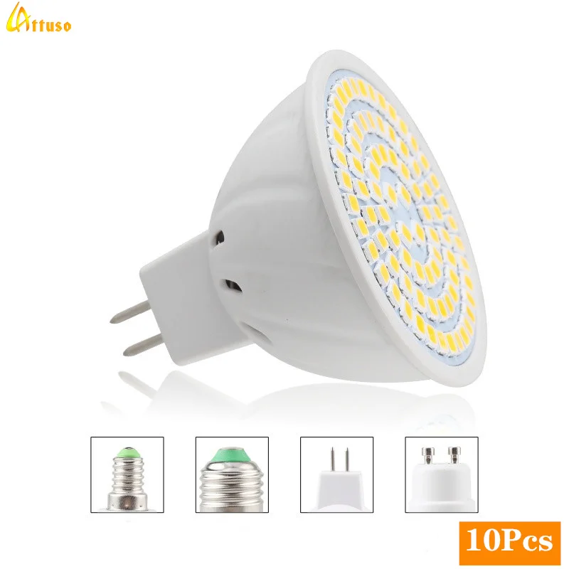 

Яркая светодиодная лампа E27 E14 MR16 GU10, 220 В переменного тока, 3-5 Вт