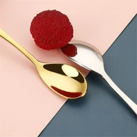 creative angel wing coffee spoon stainless steel dessert spoon fruit fork gift cutlery set teaspoons