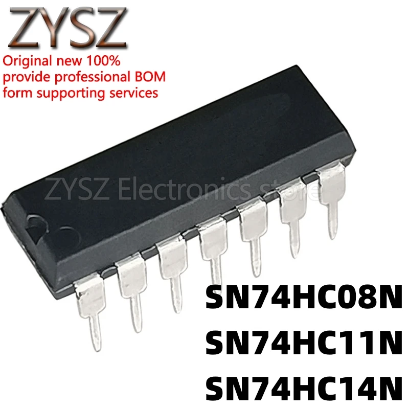 SN74HC08N/HD74HC08P SN74HC11N/HD74HC11P SN74HC14N DIP14, 1 шт.