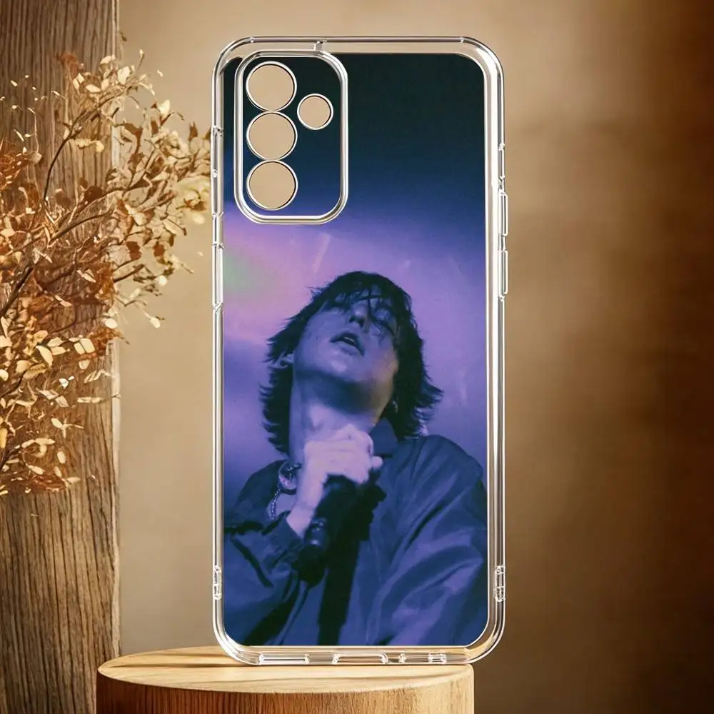 Фото Чехол для телефона Singer J-Joji Smithereens для Samsung Galaxy A71, A70, A52, A51, A40, A30, прозрачный чехол. №4